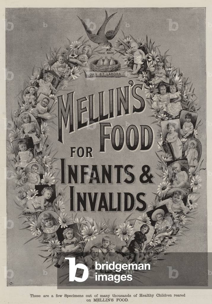Advertisement, Mellin's Food (engraving)