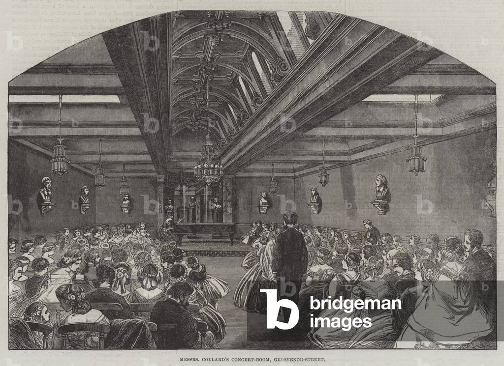 Messers Collard's Concert-Room, Grosvenor-Street (engraving)