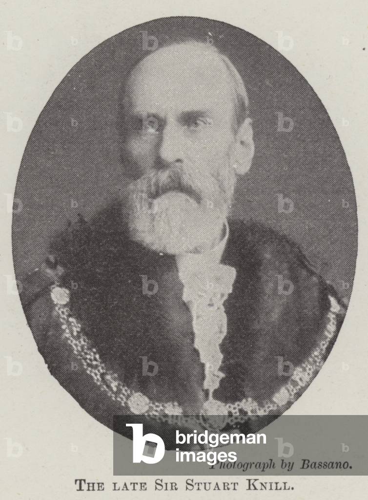 The late Sir Stuart Knill (b/w photo)