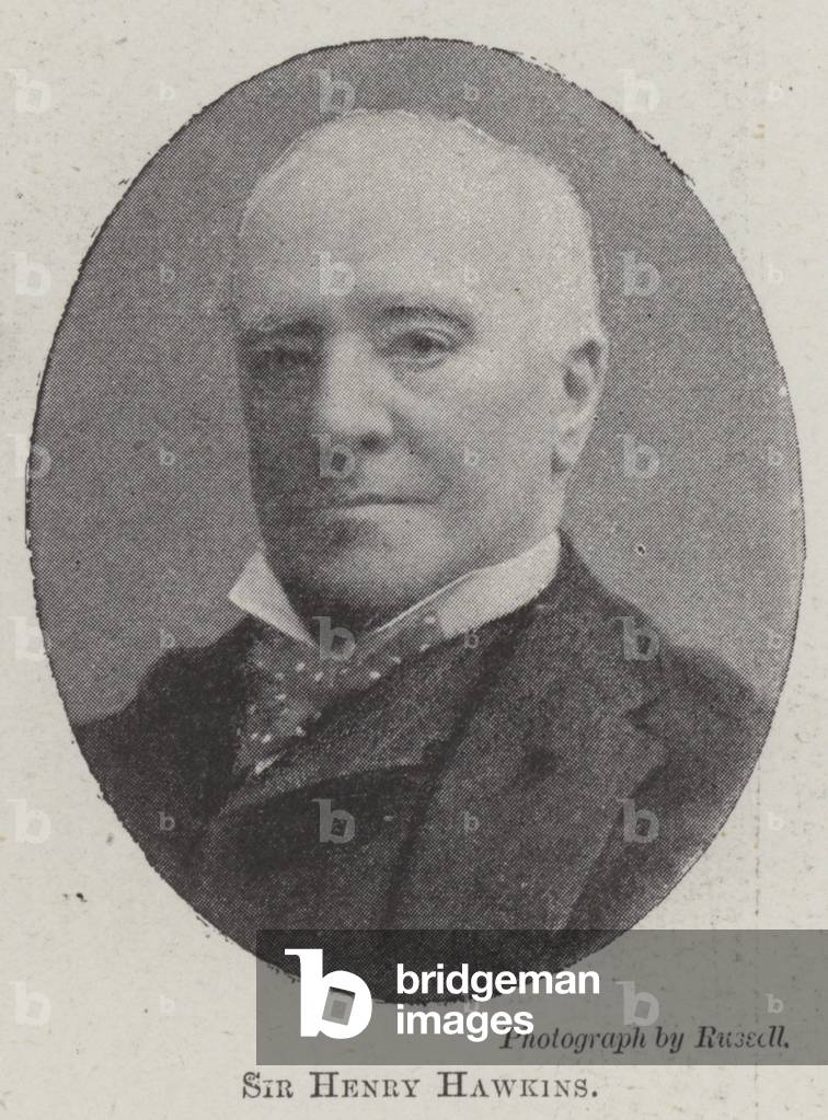 Sir Henry Hawkins (b/w photo)