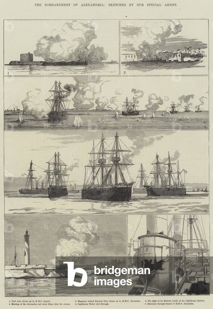 The Bombardment of Alexandria (engraving)