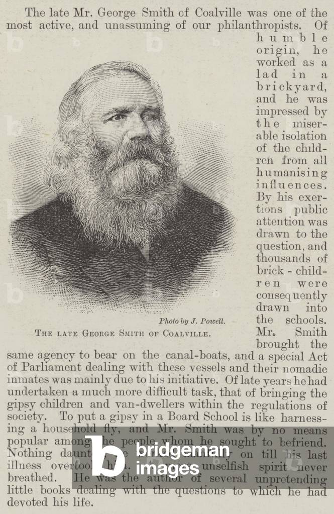 The late George Smith of Coalville (engraving)
