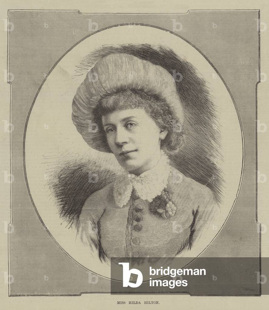 Miss Hilda Hilton (engraving)
