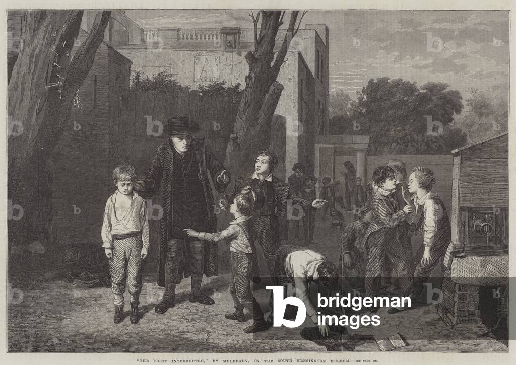 The Fight interrupted (engraving)