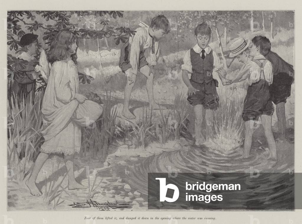 Being Beavers, by E Nesbit (litho)