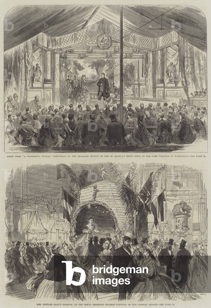 Performing Arts in London (engraving)