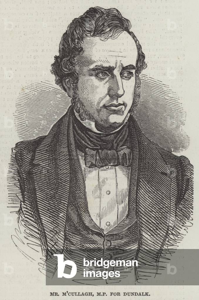 Mr M'Cullagh, MP for Dundalk (engraving)