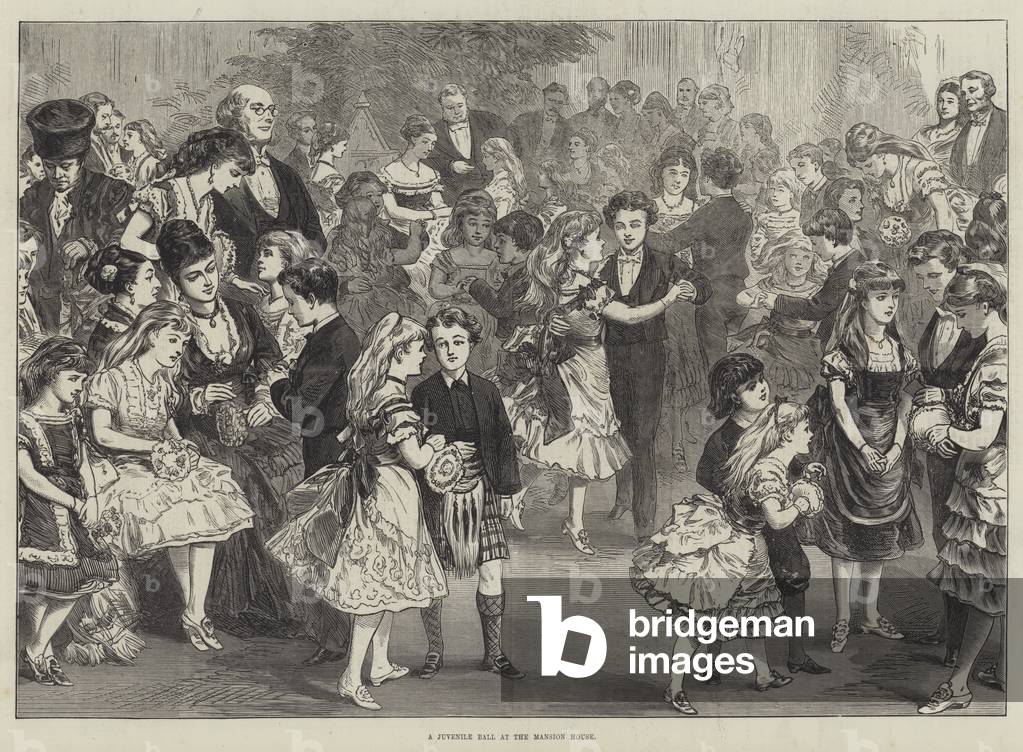 A Juvenile Ball at the Mansion House (engraving)