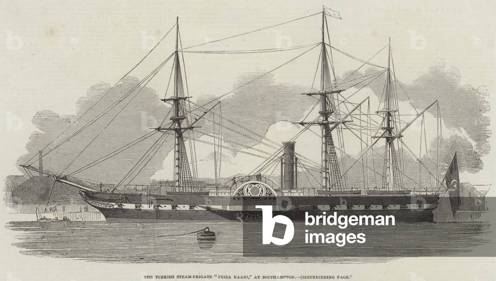 The Turkish Steam-Frigate 