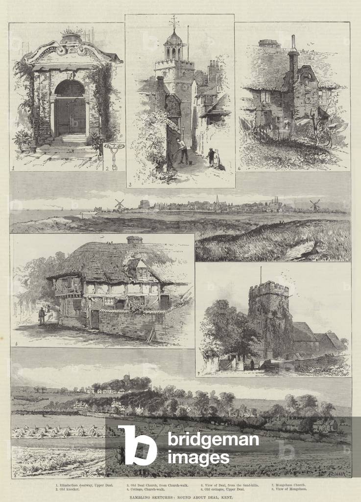 Rambling Sketches, Round about Deal, Kent (engraving)