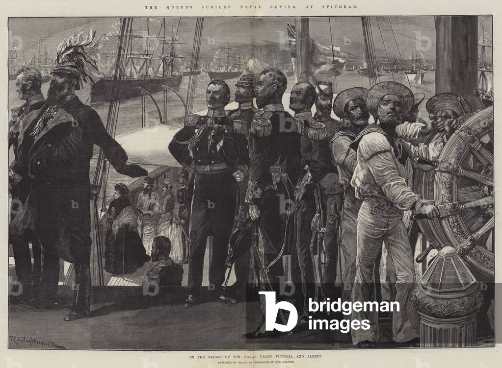 The Queen's Jubilee Naval Review at Spithead (engraving)