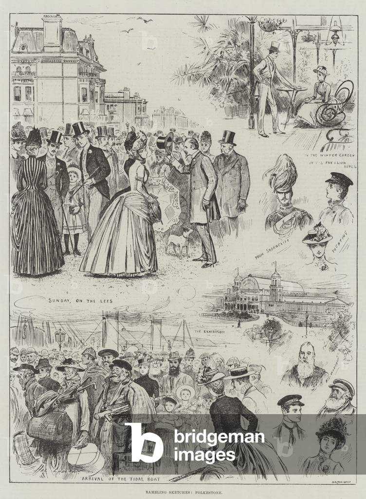 Rambling Sketches, Folkestone (engraving)