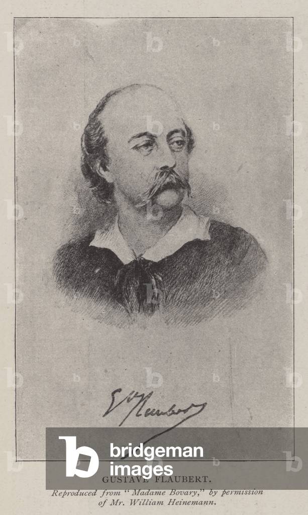 Gustave Flaubert (litho)