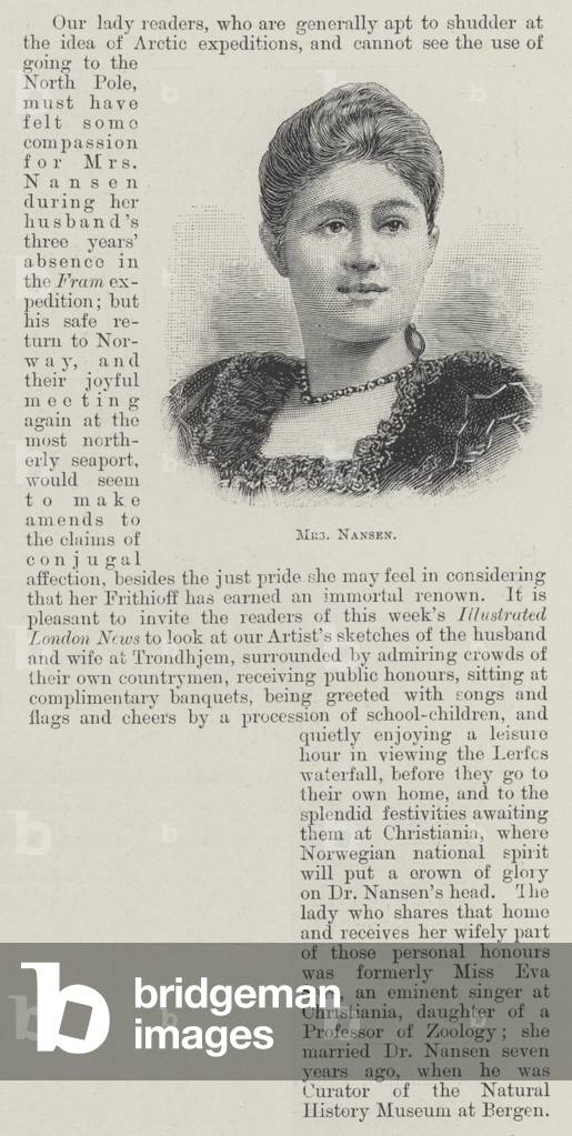 Mrs Nansen (engraving)