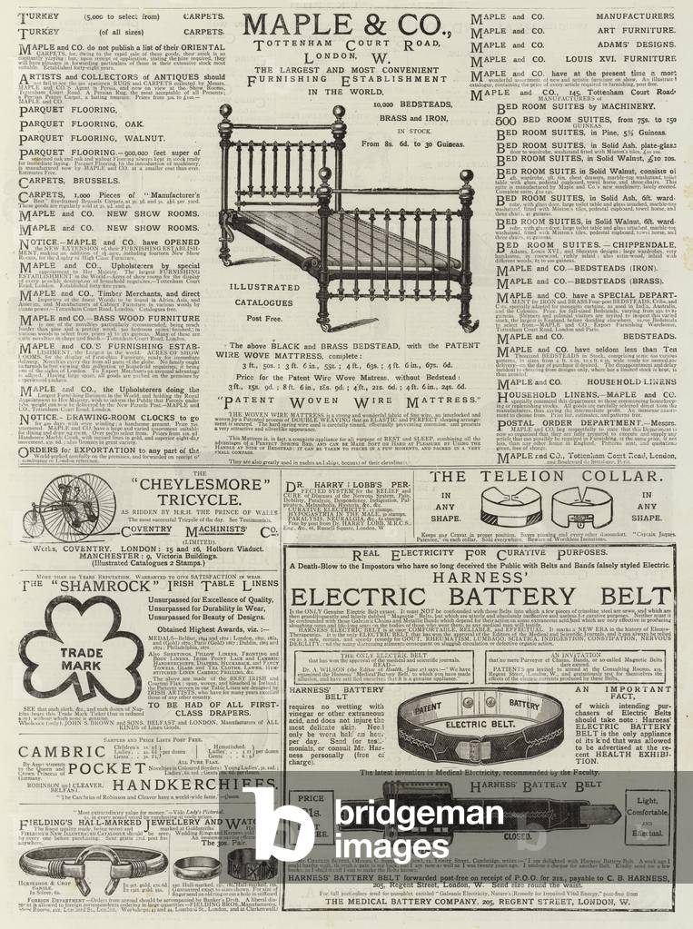 Page of Advertisements (engraving)