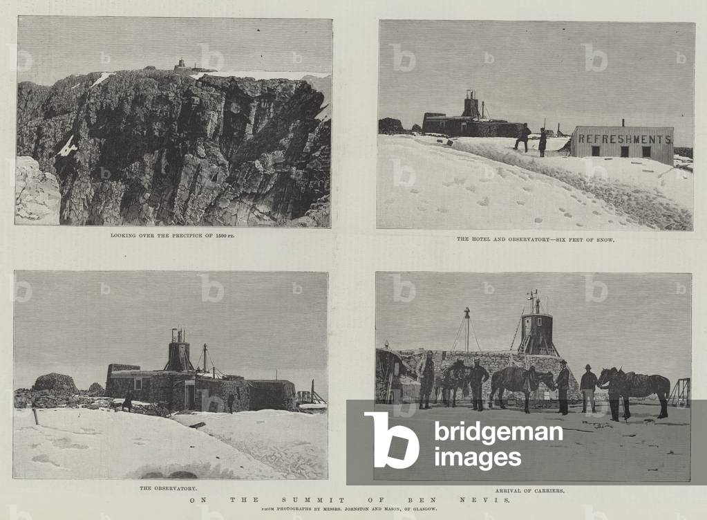 On the Summit of Ben Nevis (engraving)