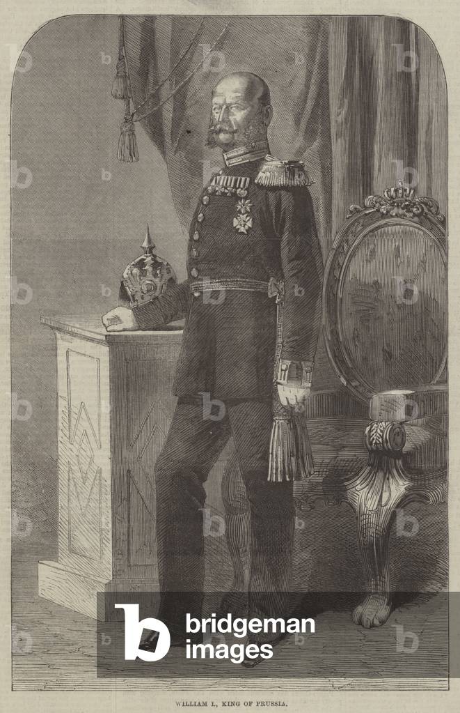 William I, King of Prussia (engraving)