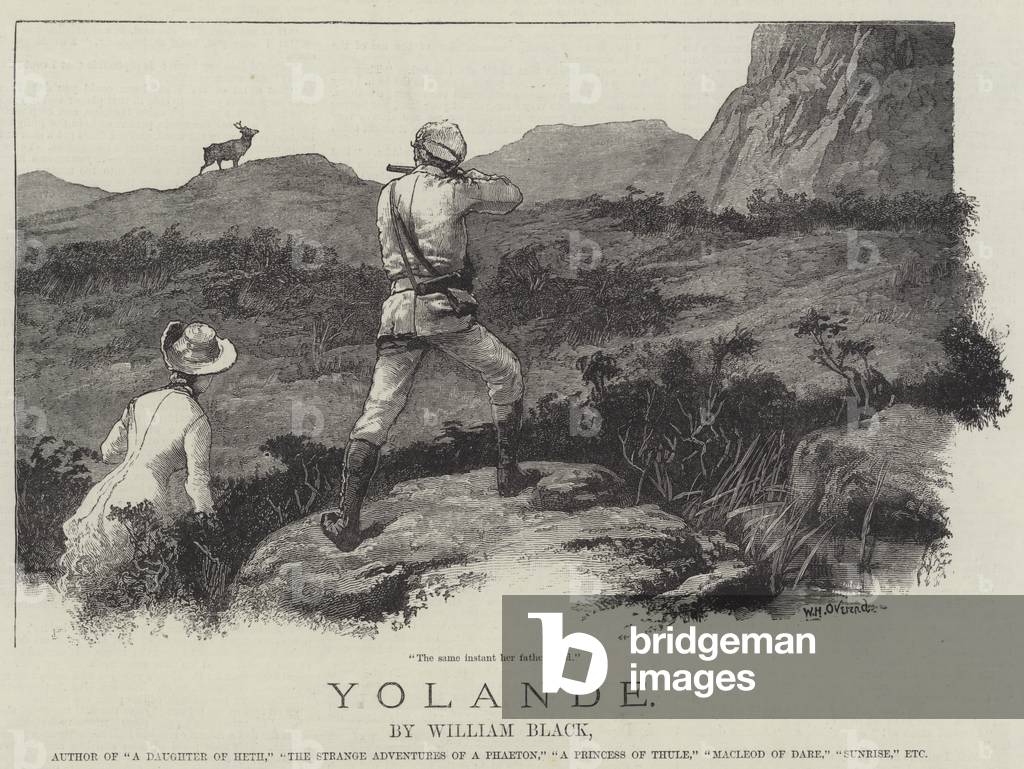 Yolande, by William Black (engraving)