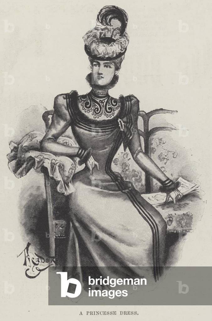 A Princesse Dress (litho)