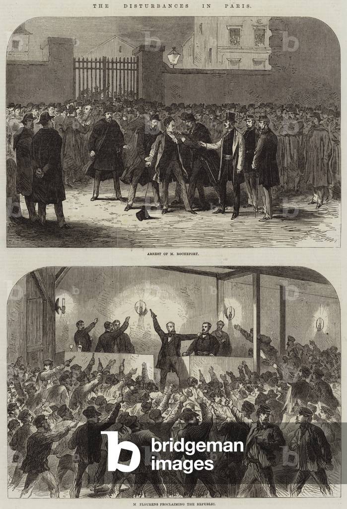 The Disturbances in Paris (engraving)