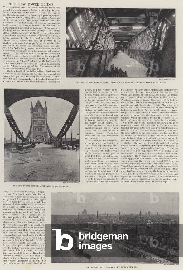 The New Tower Bridge (b/w photo)