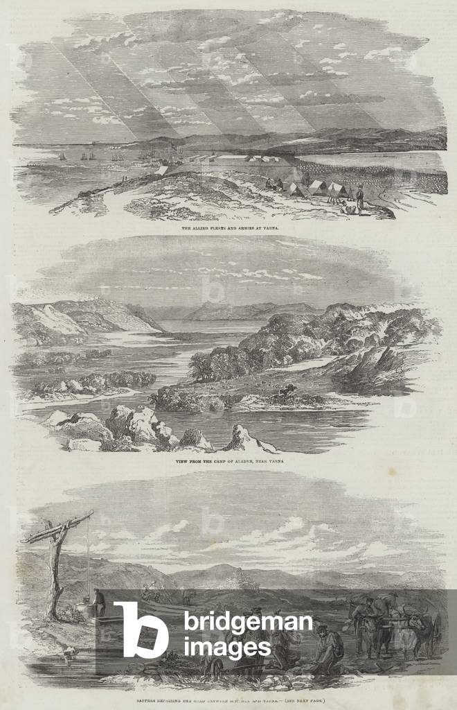 Bulgaria in the Crimean War (engraving)