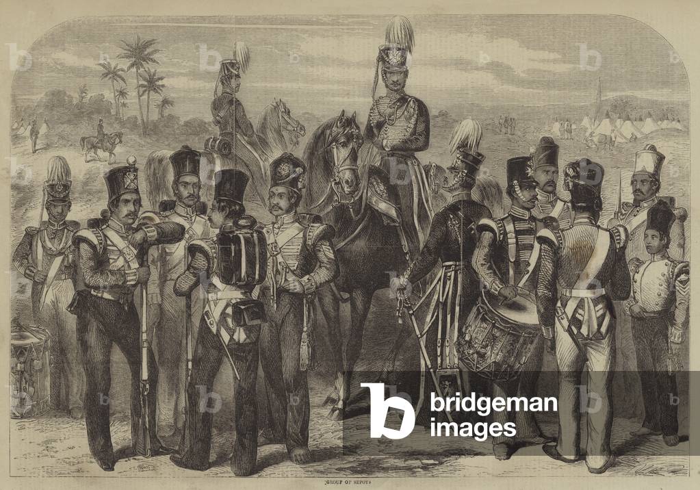 Group of Sepoys (engraving)