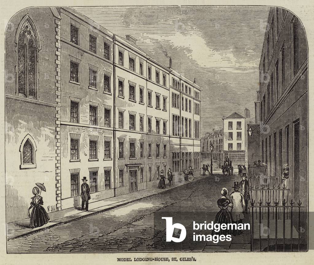 Model Lodging-House, St Giles's (engraving)