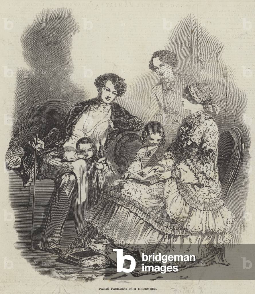 Paris Fashions for December (engraving)