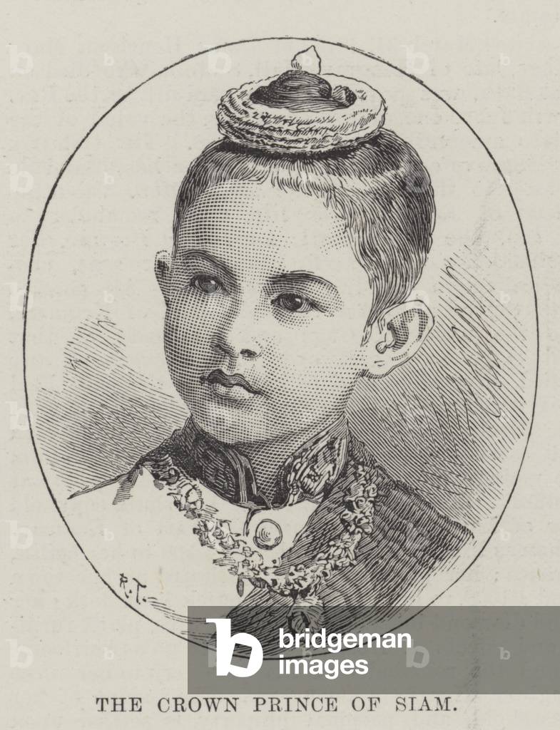 The Crown Prince of Siam (engraving)