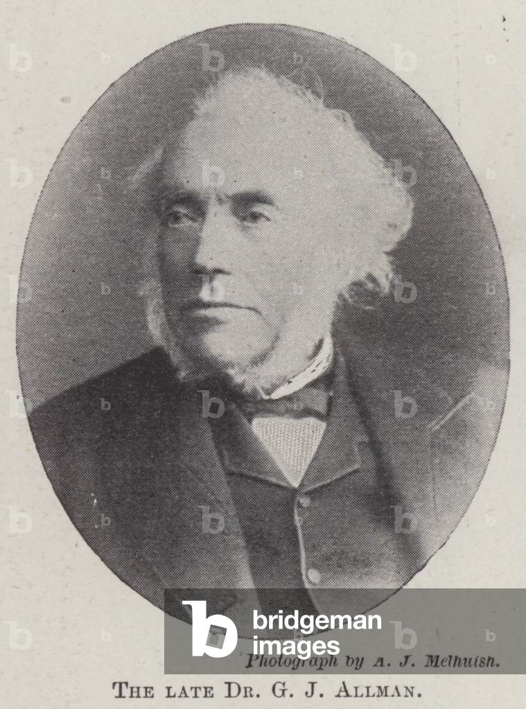 The late Dr G J Allman (b/w photo)