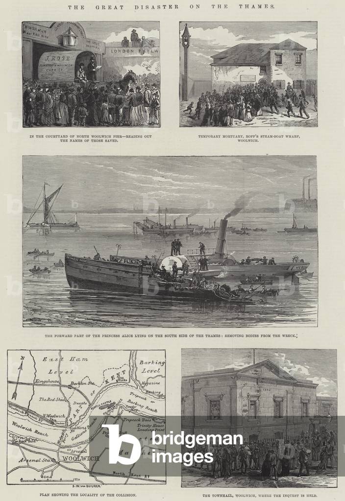 The Great Disaster on the Thames (engraving)