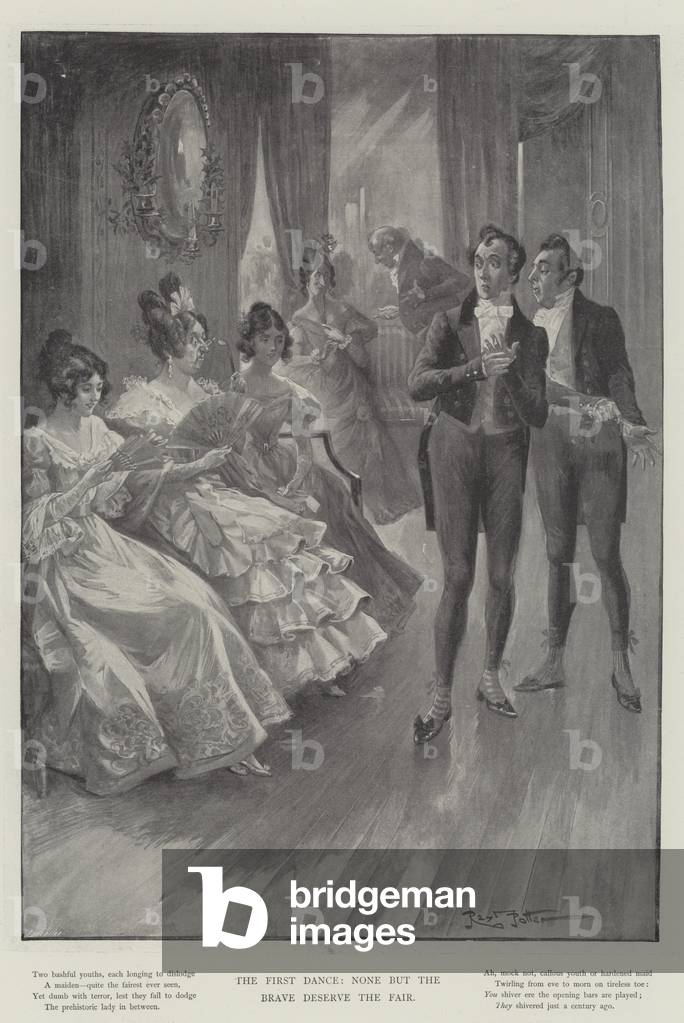 The First Dance, None But the Brave Deserve the Fair (litho)