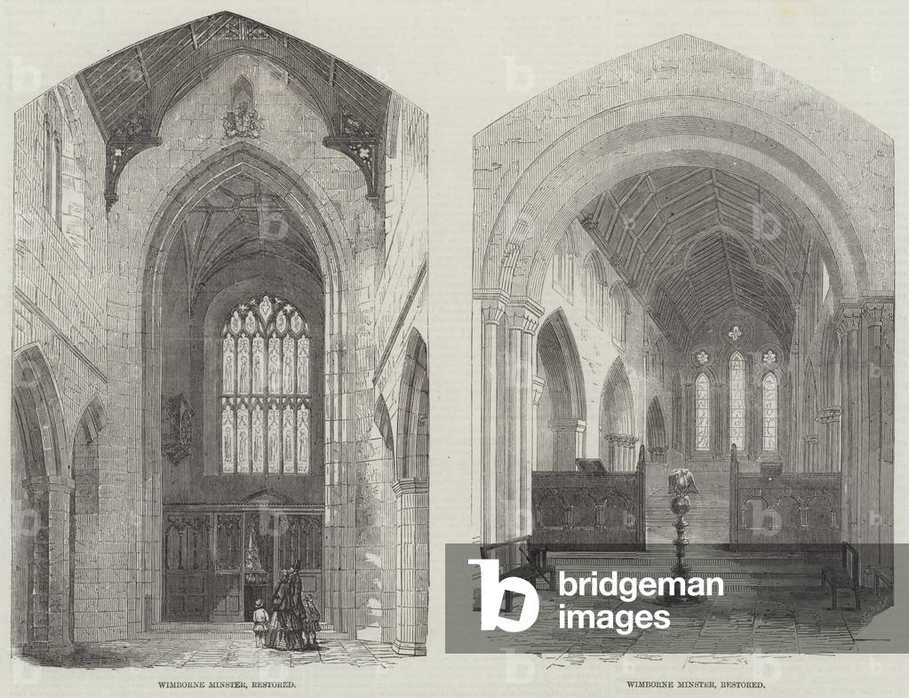 Wimborne Minster (engraving)