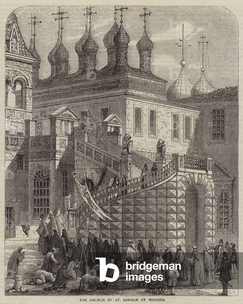 The Church of St Saviour at Moscow (engraving)