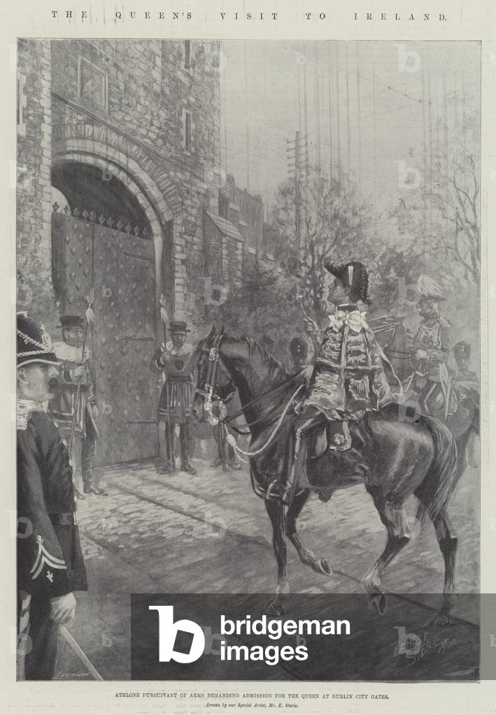 The Queen's Visit to Ireland (litho)