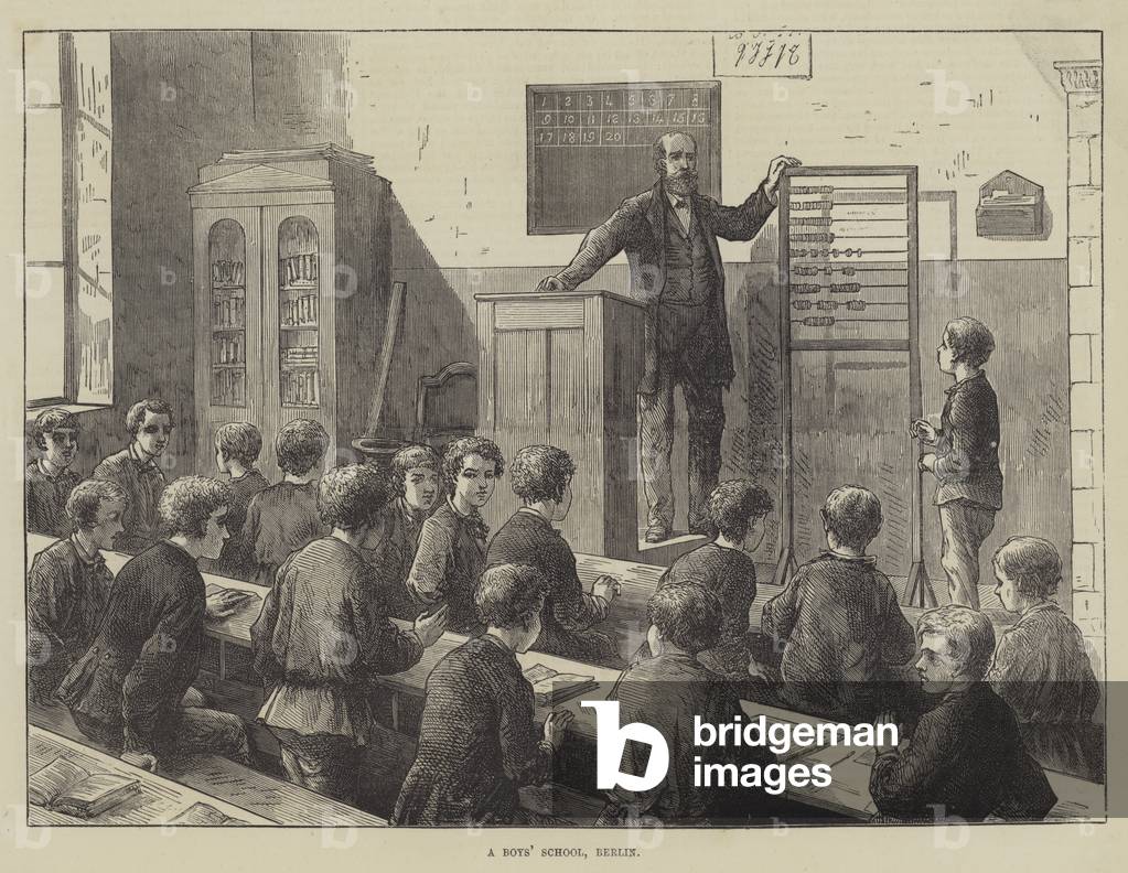 A Boys' School, Berlin (engraving)