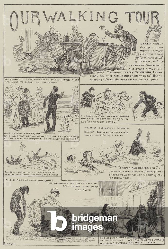 Our Walking Tour (engraving)