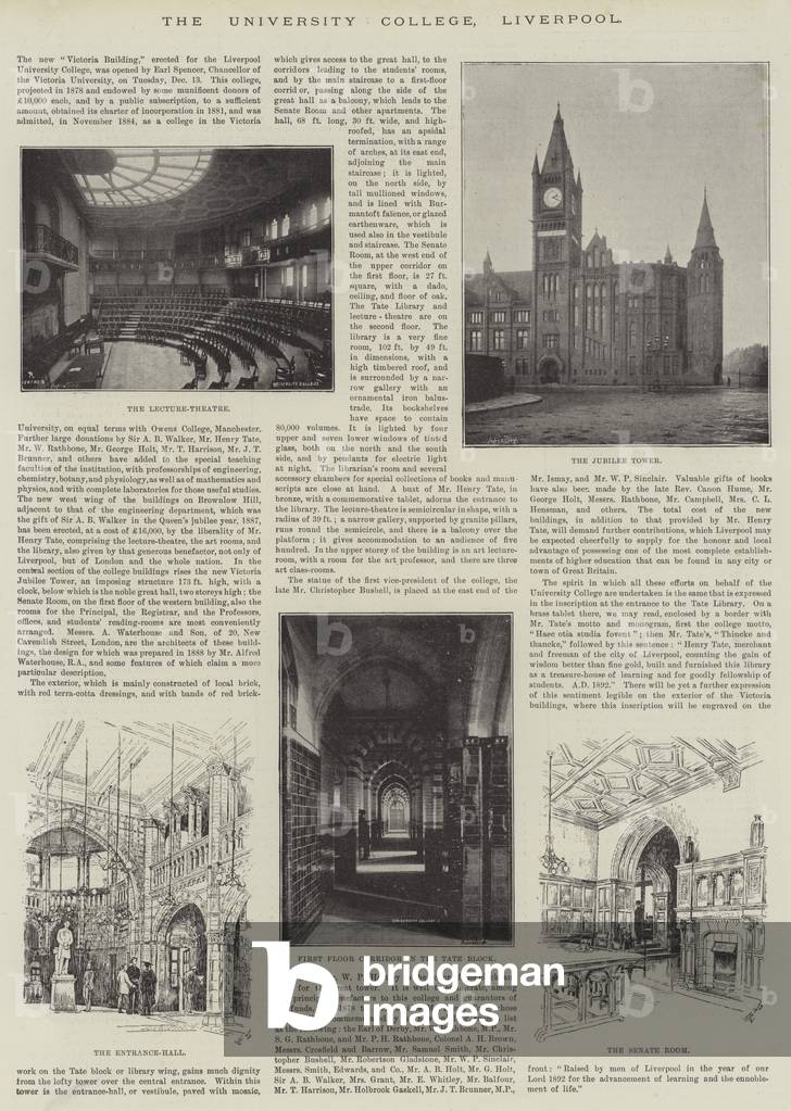 The University College, Liverpool (engraving)