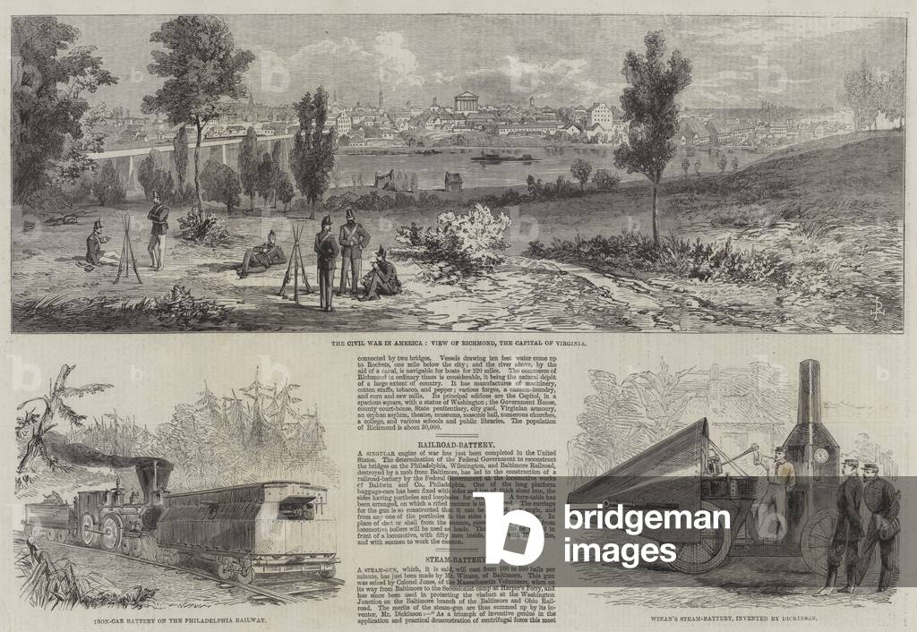 The Civil War in America (engraving)