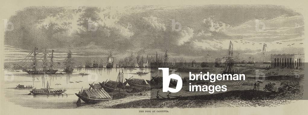 The Pool at Calcutta (engraving)