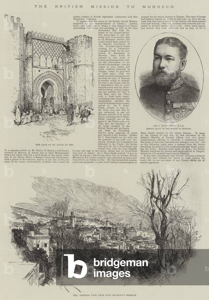 The British Mission to Morocco (engraving)