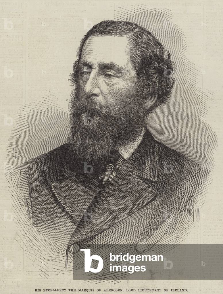 His Excellency the Marquis of Abercorn, Lord Lieutenant of Ireland (engraving)