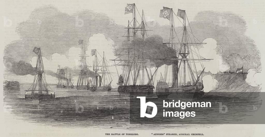 The Battle of Tonelero (engraving)