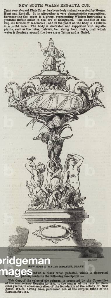 New South Wales Regatta Cup (engraving)