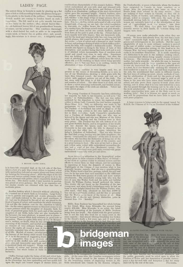 Ladies' Page (litho)