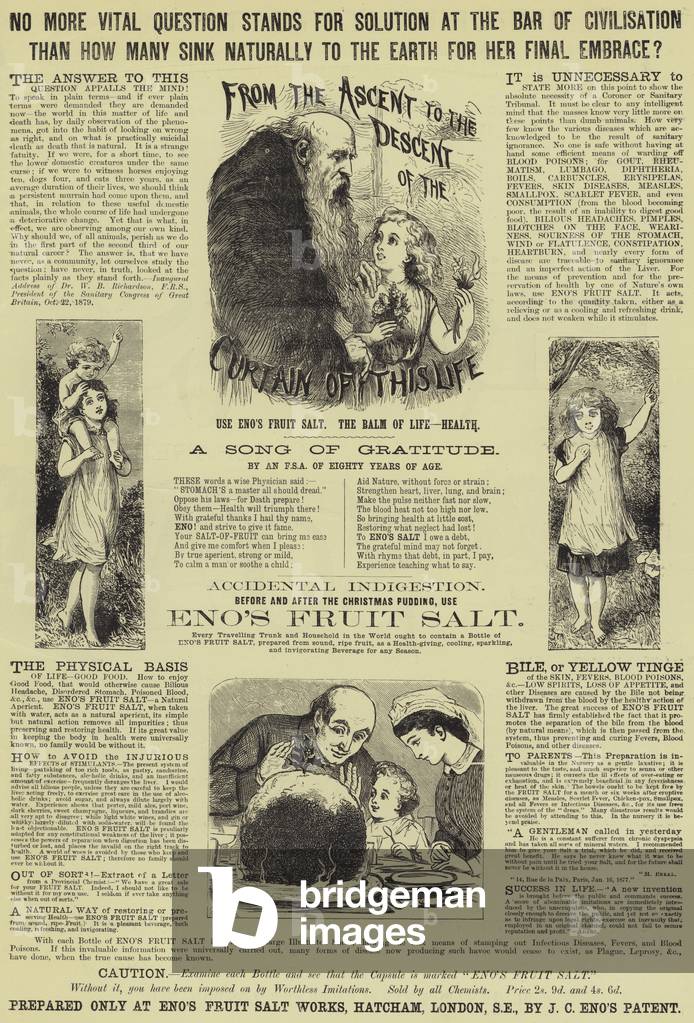 Advertisement, Eno's Fruit Salt (engraving)