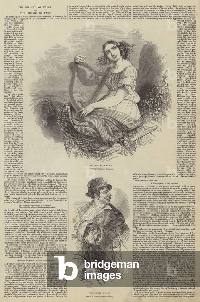 The Ireland of Fancy, and the Ireland of Fact (engraving)