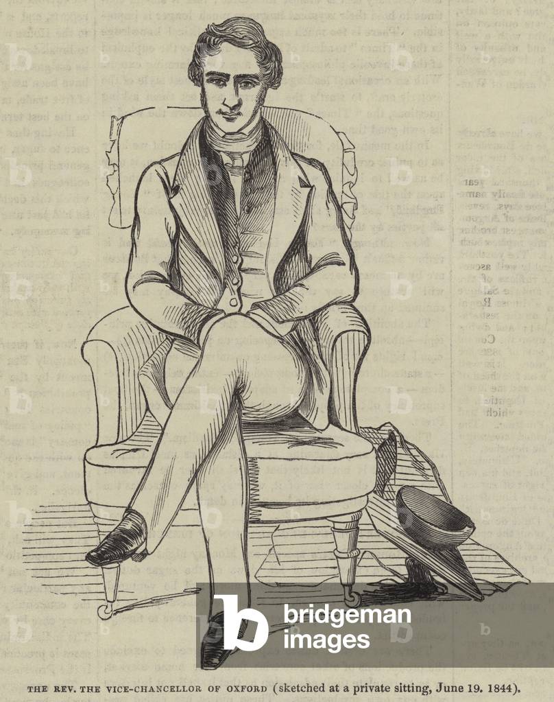 The Reverend the Vice-Chancellor of Oxford (engraving)