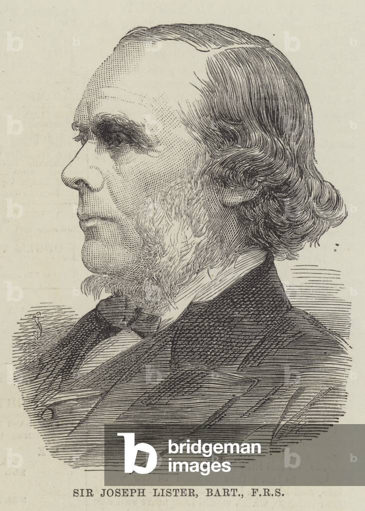 Sir Joseph Lister, Baronet, FRS (engraving)